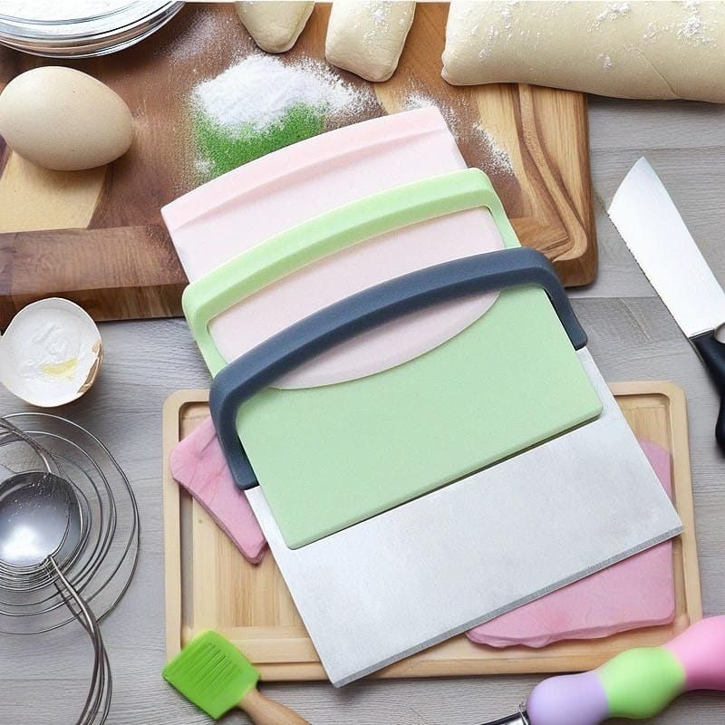 3-in-1 Flour Scraper: Essential Baking Tool for Home